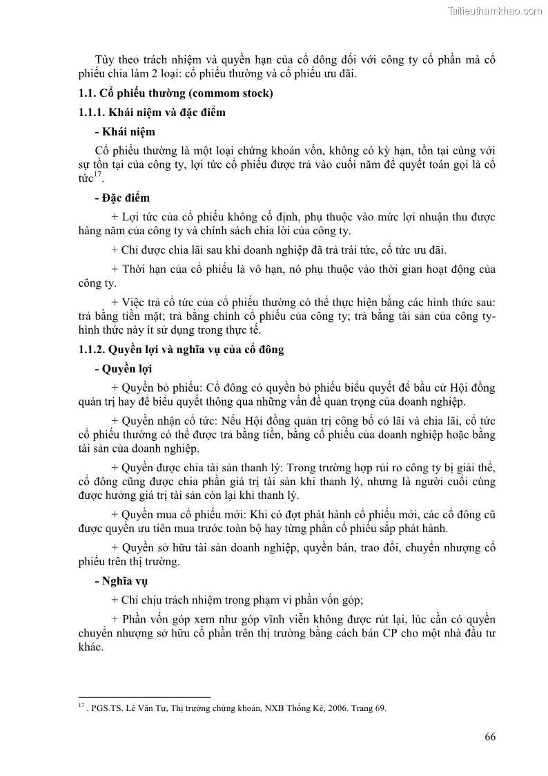 Giáo trình Thị trường tài chính Phần 2 - ThS. Lý Vân Phi Chủ biên - 2 Trang 9