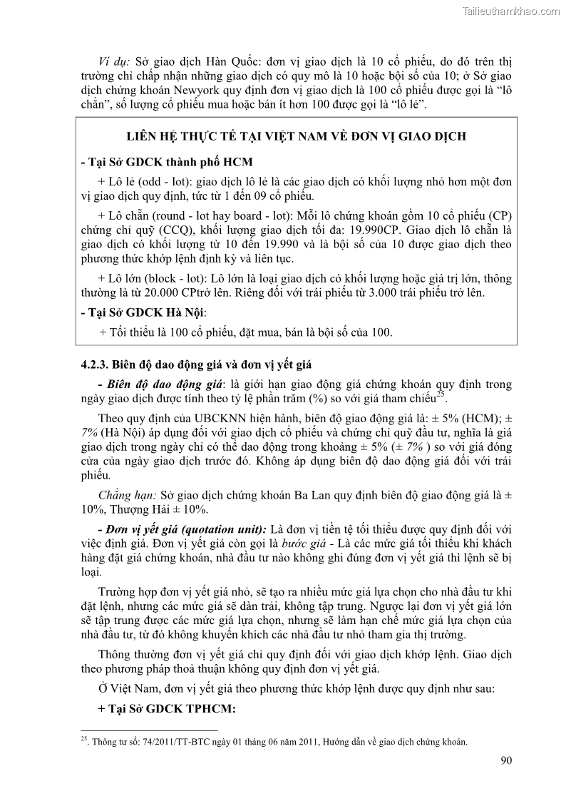 Giáo trình Thị trường tài chính Phần 2 - ThS. Lý Vân Phi Chủ biên - 5 Trang 33