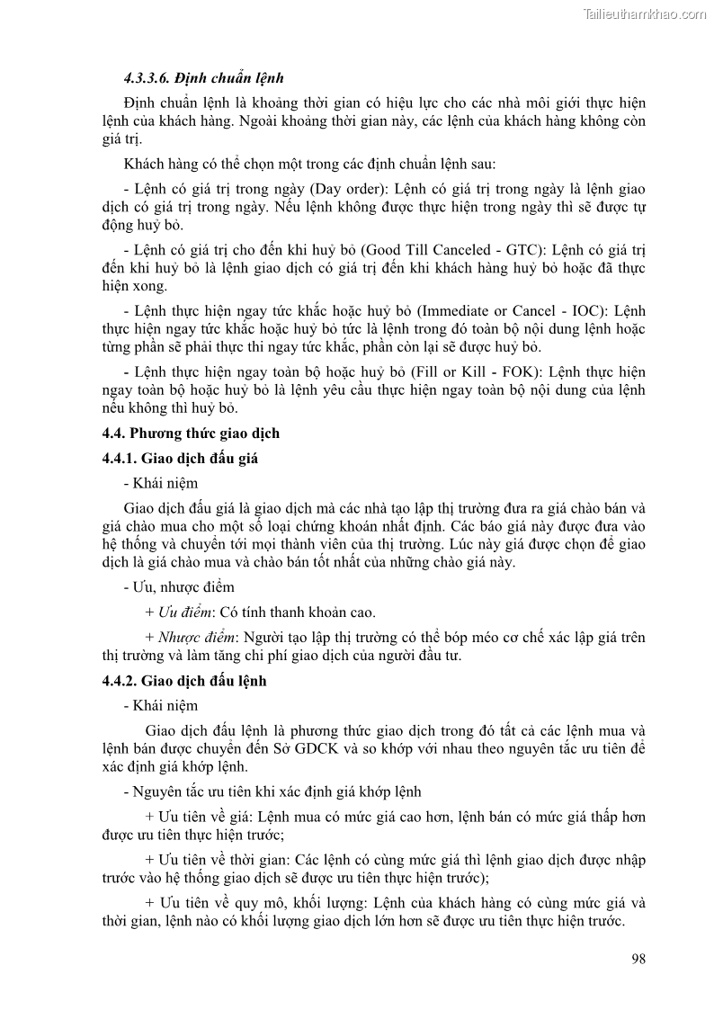 Giáo trình Thị trường tài chính Phần 2 - ThS. Lý Vân Phi Chủ biên - 6 Trang 41