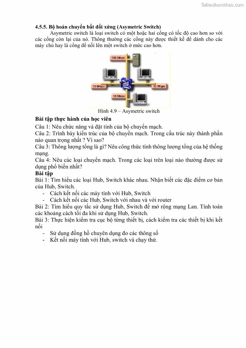 Giáo trình Thiết kế, xây dựng mạng Lan Phần 1 - CĐ Cơ điện Hà Nội - 6 Trang 41