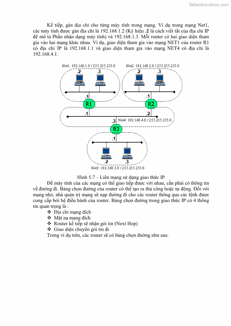 Giáo trình Thiết kế, xây dựng mạng Lan Phần 1 - CĐ Cơ điện Hà Nội - 7 Trang 49