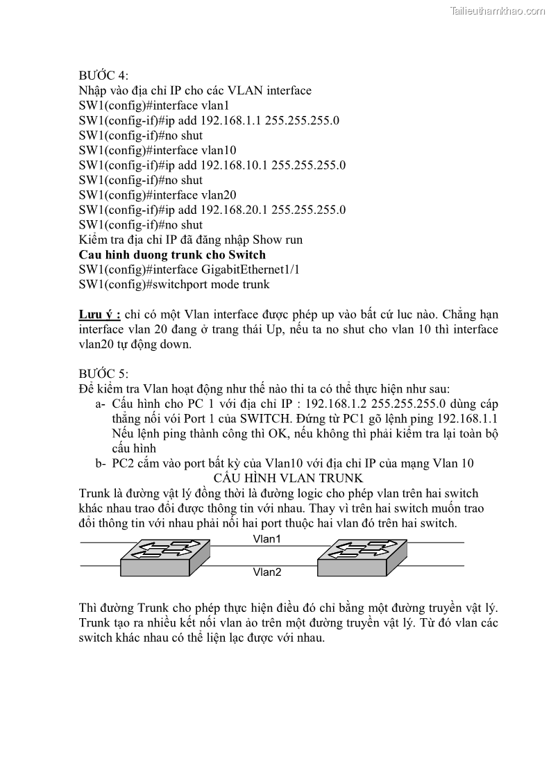 Giáo trình Thiết kế, xây dựng mạng Lan Phần 2 - CĐ Cơ điện Hà Nội - 2 Trang 9