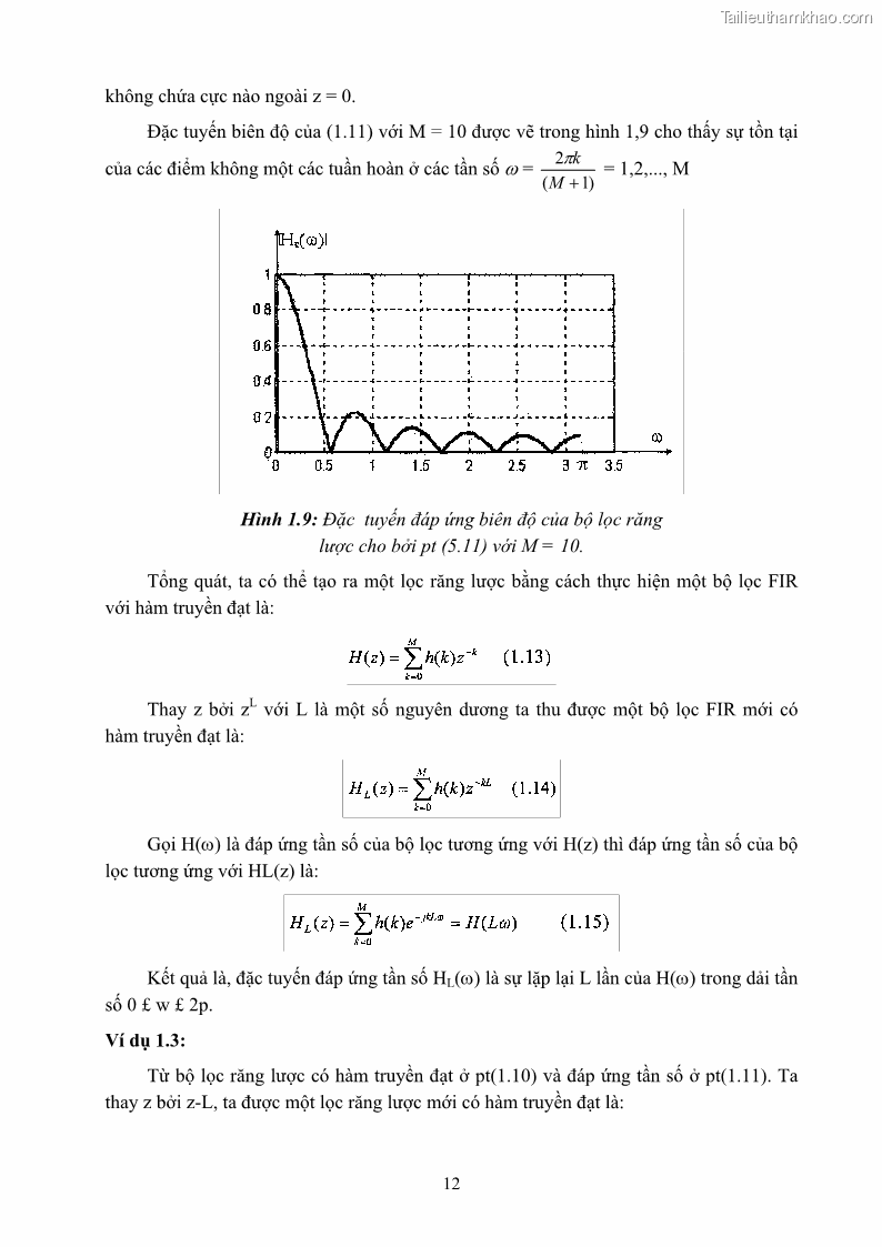 Giáo trình Xử lý tín hiệu số 2 Phần 1 - 2