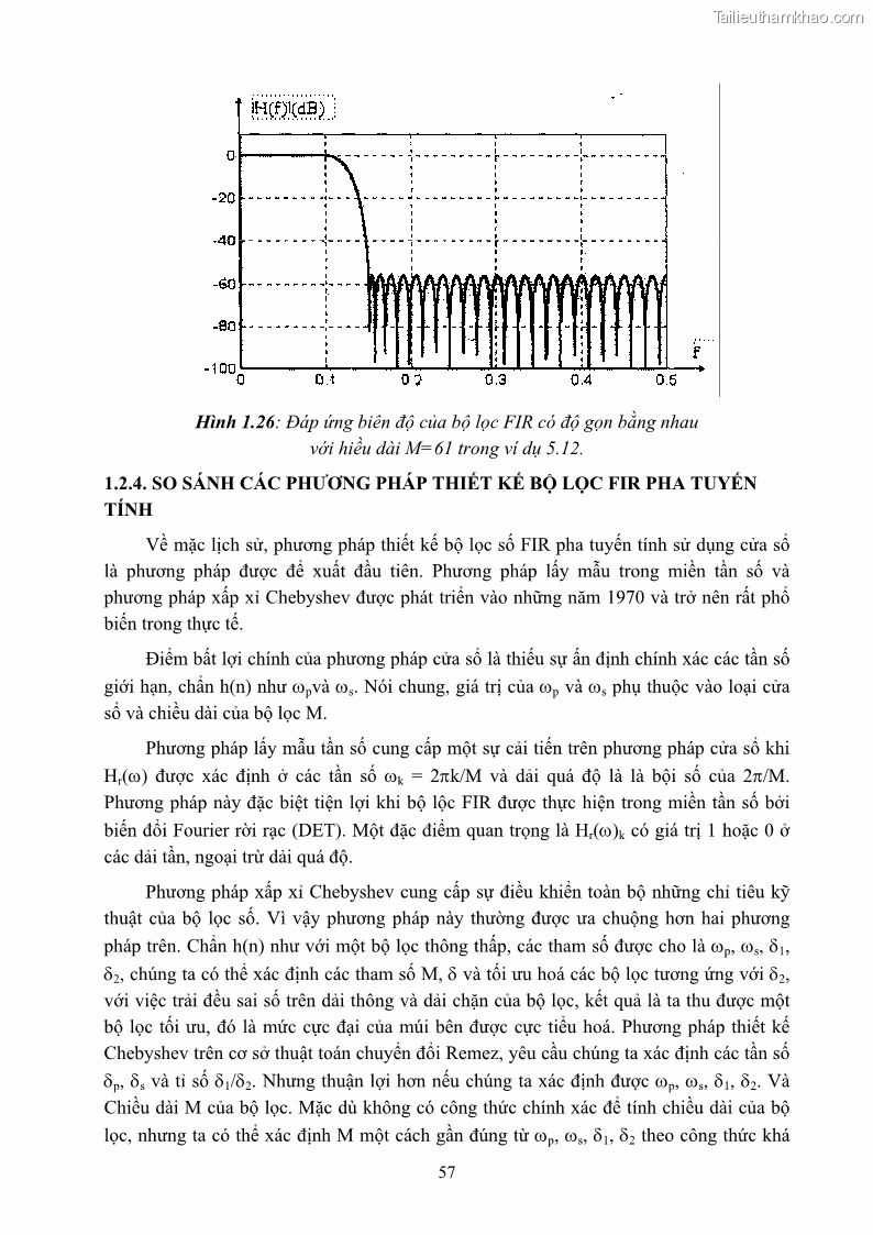 Giáo trình Xử lý tín hiệu số 2 Phần 1 - 8 Trang 57