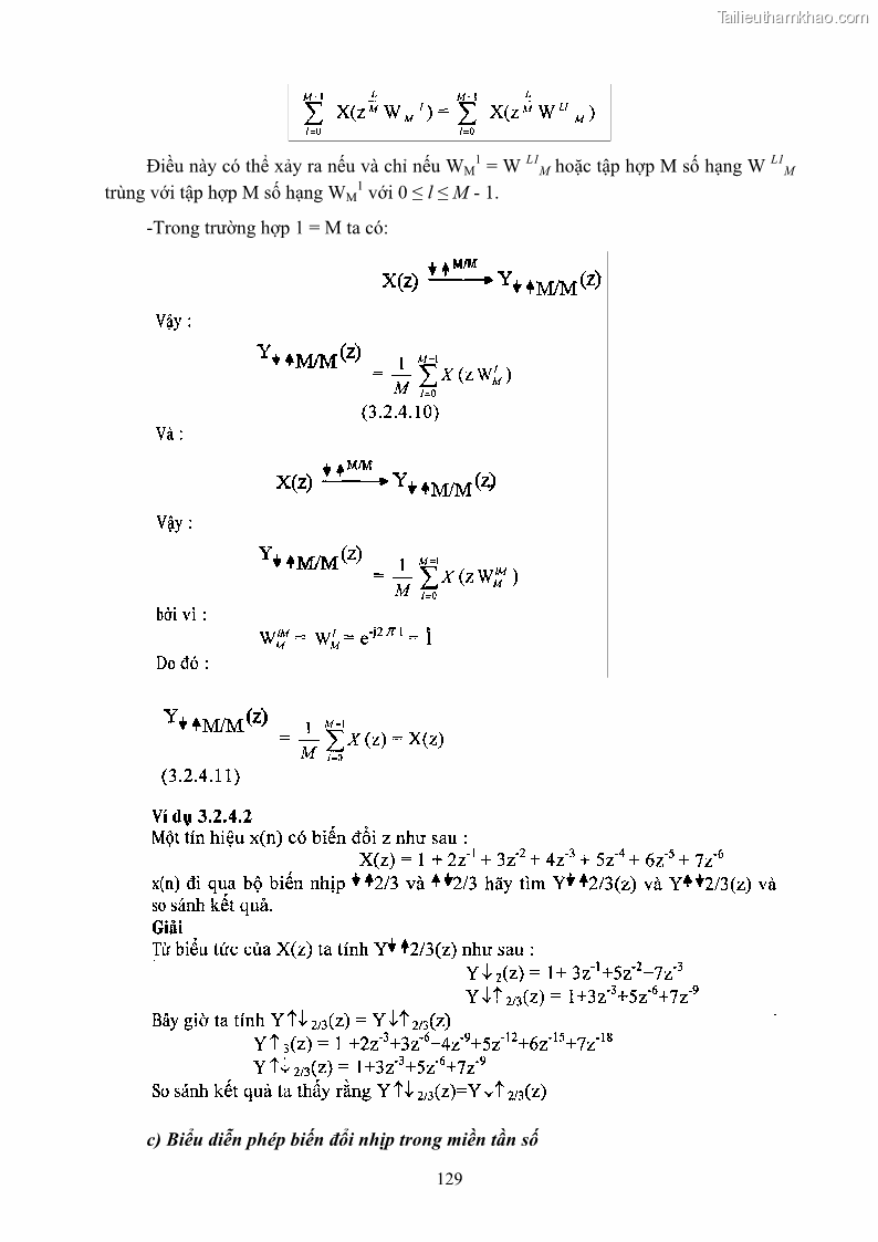 Giáo trình Xử lý tín hiệu số 2 Phần 2 - 4 Trang 25