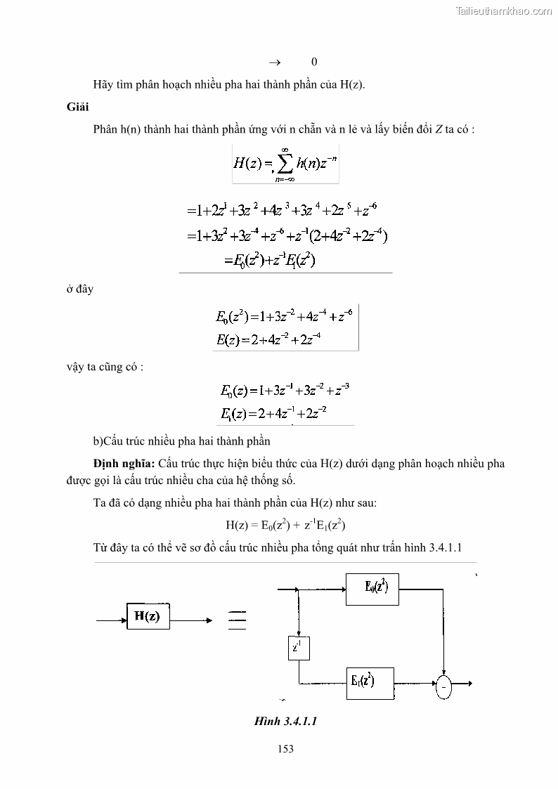 Giáo trình Xử lý tín hiệu số 2 Phần 2 - 7 Trang 49