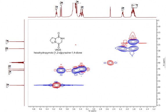 5 11 Phổ HMBC của hợp chất VK05 3