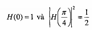 Giải Tại  0 ta có H 0 G 1  p 2 1 Suy ra G 1 p 2 Tại   ta 9