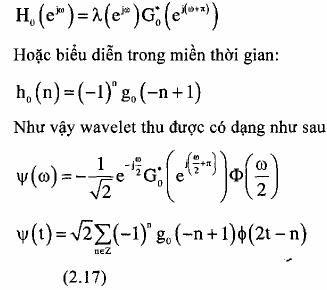 2 4 4 Ví dụ xây dựng wavelet bằng phân tích đa phân giải 2 4 4 1 Xây dựng 27