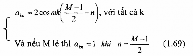 Khi đó các phương trình tuyến tính 1 11 và 1 16 cho bộ lọc FIR đối xứng 21