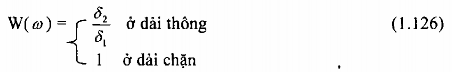 Parks và McClellan 1972 đã vận dụng phép xấp xỉ Chebyshev cụ thể là định lý 9