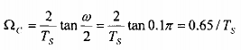 Vì vậy hàm truyền đạt của bộ lọc tương tự là H s 0 65 T s s 0 65 T 23