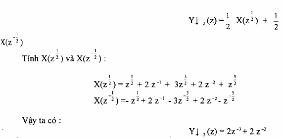 c Biểu diễn phép phân chia trong miền tần số Biểu diễn phép phân chia trong 17