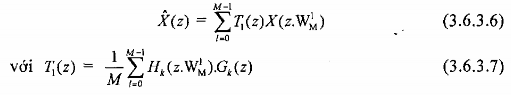 c Biểu diễn nhiều pha bank lọc số nhiều nhịp M kênh Trong phần trên chúng ta 7