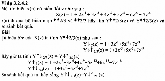 c Biểu diễn phép biến đổi nhịp trong miền tần số Đánh giá X z Y↑↓ M L 4