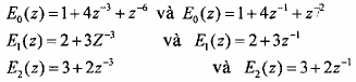 Từ cách biểu diễn H z ở dạng nhiều pha M thành phần chúng ta có thể rút ra 20
