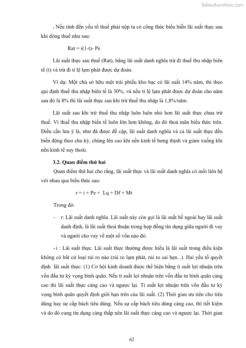 Giáo trình Tài chính tiền tệ 190 trang - 9 Trang 65