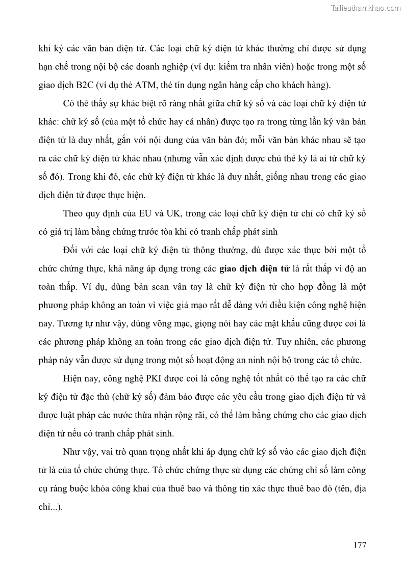 Giáo trình Thương mại điện tử 2009 Phần 1 - 23 Trang 177