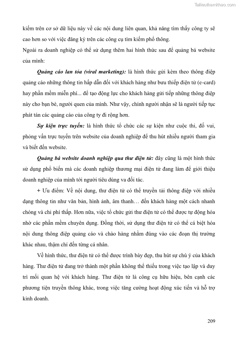 Giáo trình Thương mại điện tử 2009 Phần 1 - 27 Trang 209