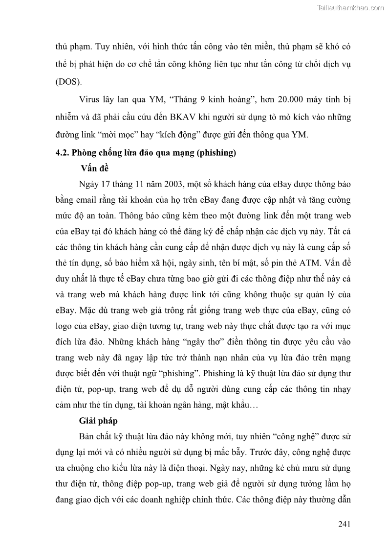 Giáo trình Thương mại điện tử 2009 Phần 1 - 31 Trang 241