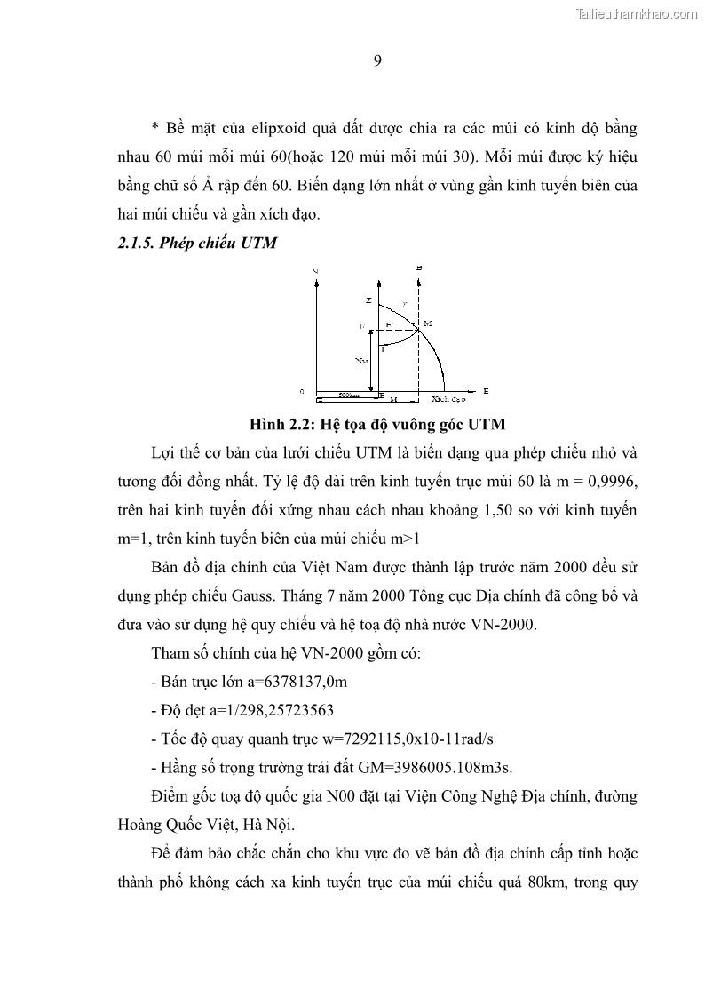 Khóa luận tốt nghiệp Ứng dụng công nghệ tin học và máy toàn đạc điện tử trong thành lập bản đồ địa chính mảnh bản đồ số 16 từ số liệu đo đạc tại xã Quỳnh Lập, thị xã Hoàng Mai, tỉnh Nghệ An - 3 Trang 17