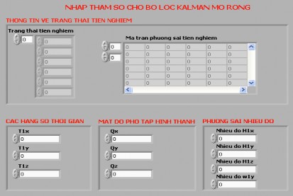 Phần khởi tạo chương trình nhằm mục đích khởi tạo các tham số ban đầu 1