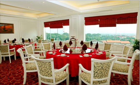 Hình 7 Phòng tiệc Hoàng Gia sang trọng nhất tại tầng 7 khách sạn Sông Hồng 2