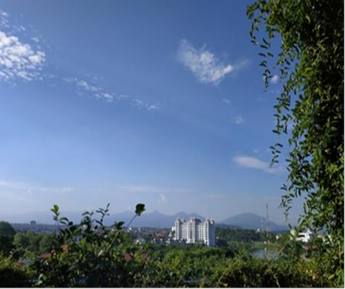 Hình 8 Cảnh đẹp từ tầng 7 nhìn ra Núi Tam Đảo Vĩnh Phúc Hình 9 Ngắm chiều 3