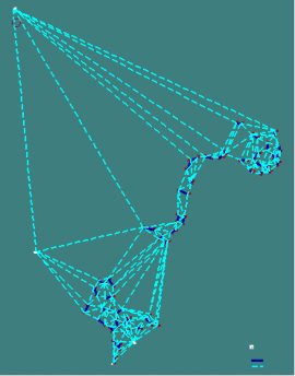 Hình 4 1 Sơ đồ lưới khống chế đo vẽ xã Quỳnh Lập 4 2 1 2 3 Biên tập bản 1