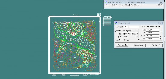 Hình 4 16 Tạo bảng chắp phân mảnh bản đồ 4 2 2 10 Biên tập mảnh bản đồ 10