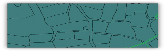 Hình 4 15 Các thửa đất sau khi được sửa lỗi 4 2 2 9 Chia mảnh bản đồ Sau 9