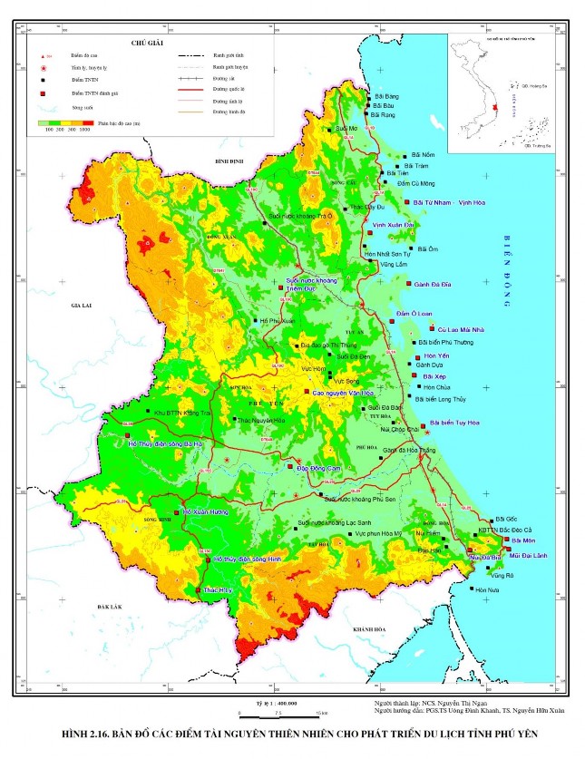 TIỂU KẾT CHƯƠNG 2 Phú Yên có vị trí địa lý thuận lợi lưu thông với các 1