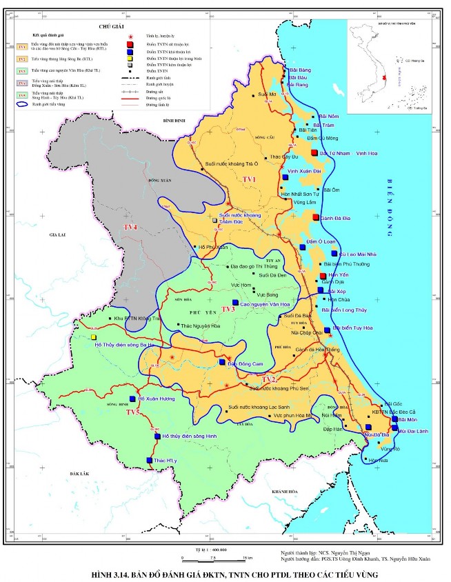 TIỂU KẾT CHƯƠNG 3 Kết quả đánh giá điều kiện tự nhiên và TNTN của Phú Yên 2