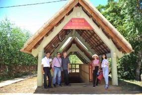 Nhà thờ Bác Hồ CN Vân Hòa Di tích địa đạo gò Thì Thùng CN Vân Hòa Khu vực 25