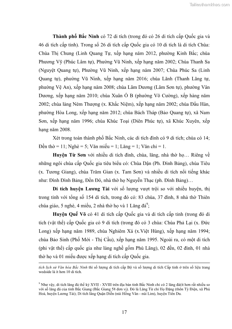 Luận án tiến sĩ hán nôm Nghiên cứu văn bia Phật giáo thế kỷ XVII - XVIII tỉnh Bắc Ninh - 4 Trang 25