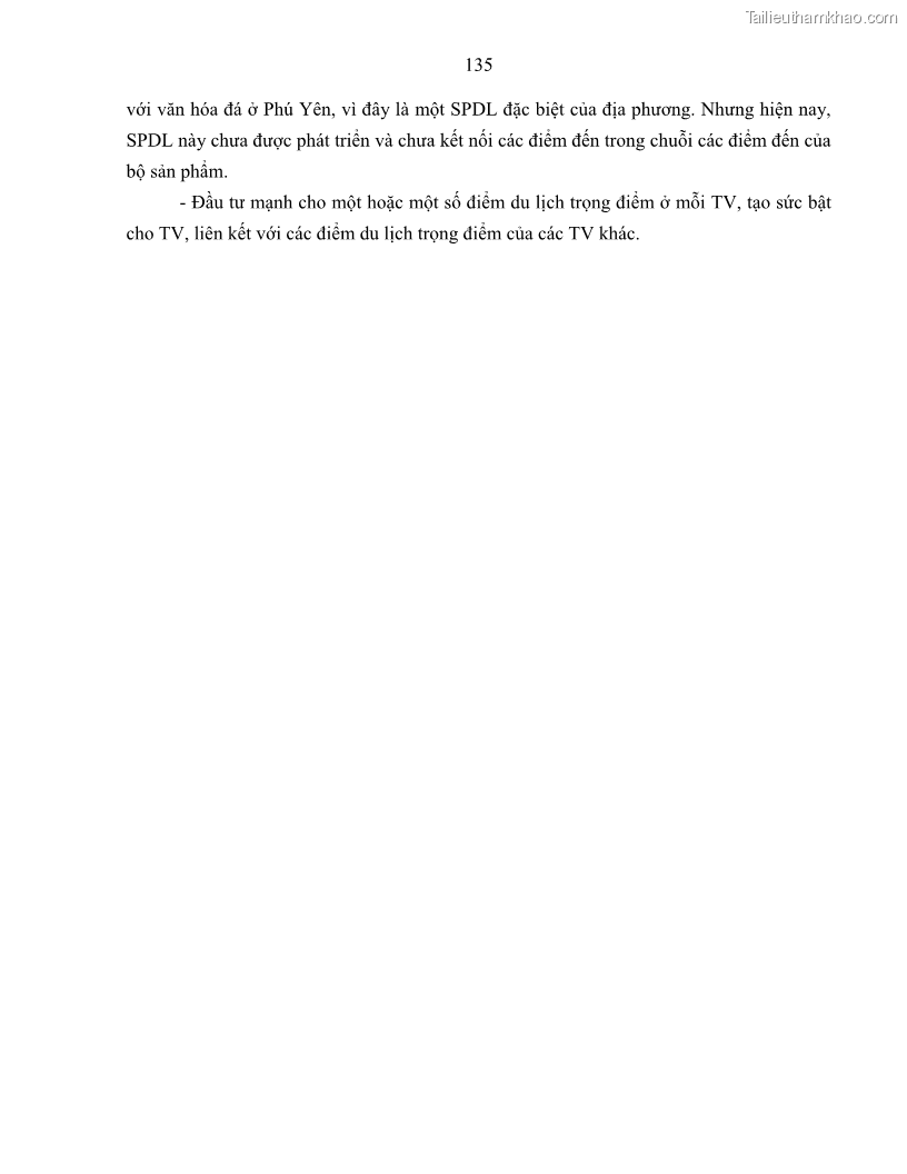 Luận án tiến sĩ khoa học trái đất Đánh giá điều kiện tự nhiên, tài nguyên thiên nhiên tỉnh Phú Yên phục vụ phát triển du lịch - 19 Trang 145