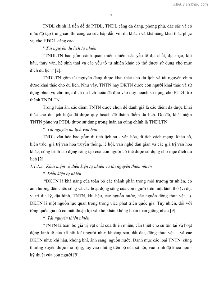 Luận án tiến sĩ khoa học trái đất Đánh giá điều kiện tự nhiên, tài nguyên thiên nhiên tỉnh Phú Yên phục vụ phát triển du lịch - 3 Trang 17