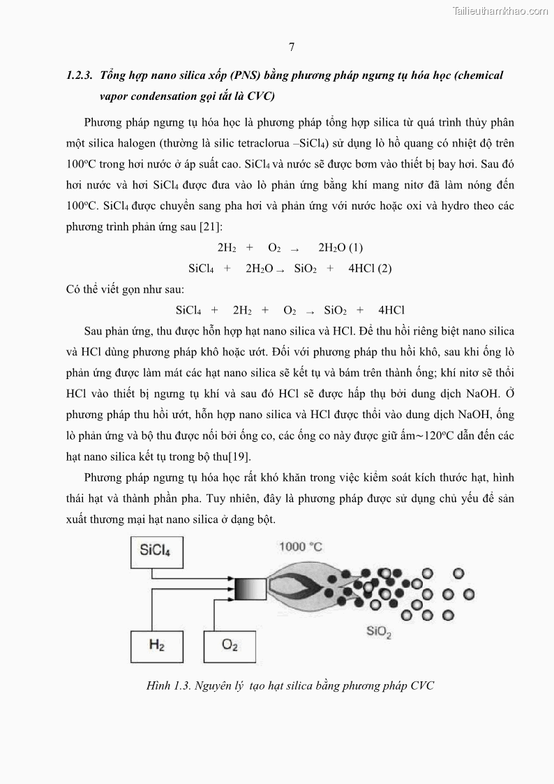 Luận án tiến sĩ khoa học vật liệu Nghiên cứu biến tính bề mặt nano silica làm chất mang thuốc chống ung thư - 4 Trang 25