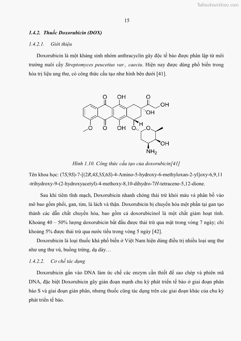 Luận án tiến sĩ khoa học vật liệu Nghiên cứu biến tính bề mặt nano silica làm chất mang thuốc chống ung thư - 5 Trang 33