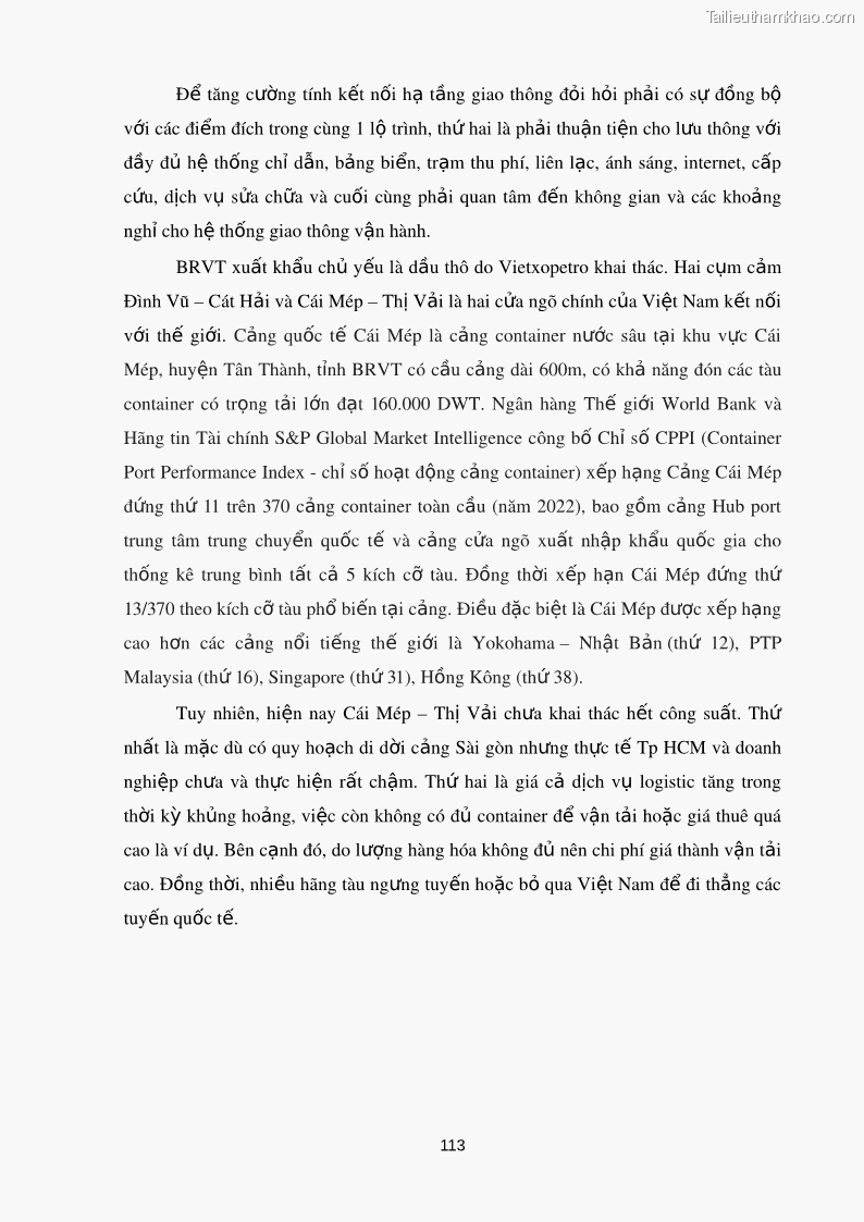 Luận án tiến sĩ kinh tế Xây dựng thương hiệu tỉnh Bà Rịa - Vũng Tàu trong bối cảnh hội nhập kinh tế quốc tế - 15 Trang 113