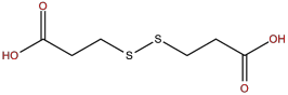 Hình 1 5 Cấu trúc hóa học của 3 3’ dithiodipropionic acid Liên kết disulfide SS 8