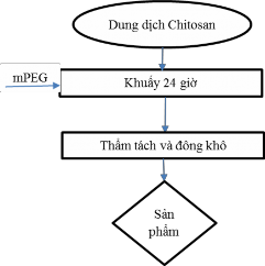 Đông cô dung dịch mPEG chitosan thu được sản phẩm Hình 2 8 Qui trình tổng 10