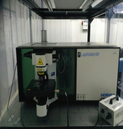 Hình 3 6 Thiết bị Raman LABRAM 1B dùng để đo phổ Raman Nguồn sáng được sử 4