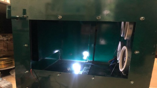 Hình 4 10 Vỏ buồng chân không cho hệ mô phỏng vệ tinh đã được chế tạo 4