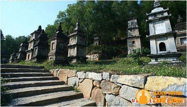 Vườn tháp chùa Phật Tích ảnh Hành trình tâm linh Bản đồ xứ Kinh Bắc trong 3