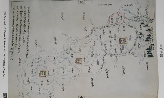 Bản đồ xứ tỉnh tỉnh Hải Dương trong đó có Tam tổng An Trụ Hoàng Kênh 7