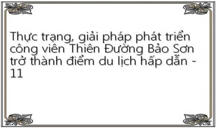 Một Số Giải Pháp Phát Triển Khu Công Viên Giải Trí Và Du Lịch Văn Hóa Thiên Đường Bảo Sơn