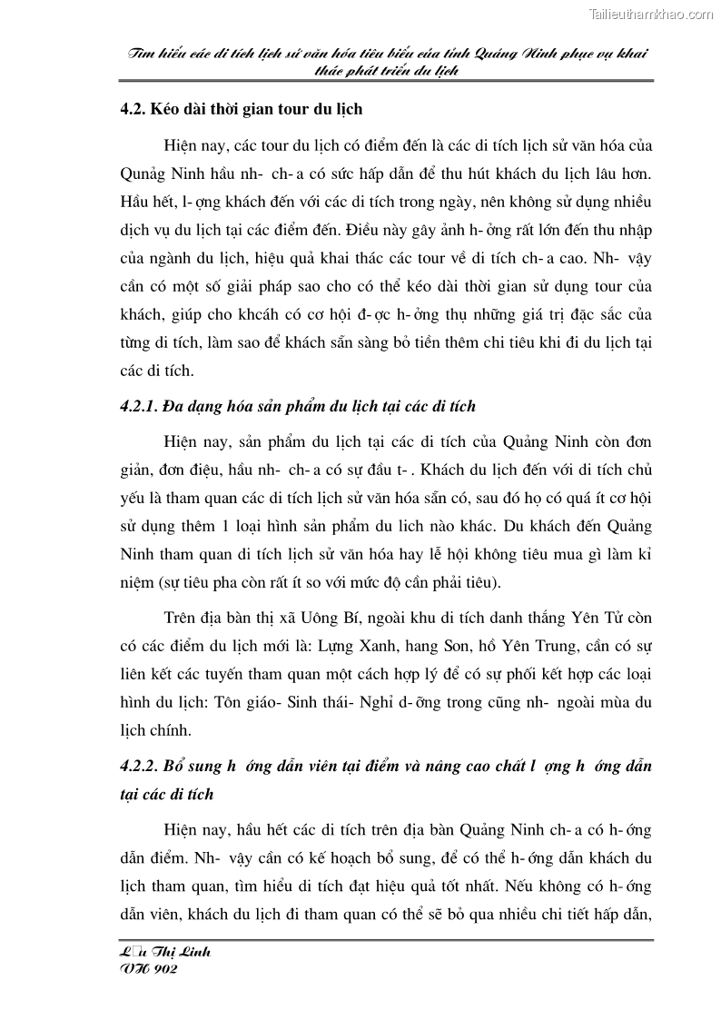 Khóa luận tốt nghiệp văn hóa du lịch Tìm hiểu các di tích lịch sử văn hóa tiêu biểu của tỉnh Quảng Ninh phục vụ khai thác phát triển du lịch - 12 Trang 89