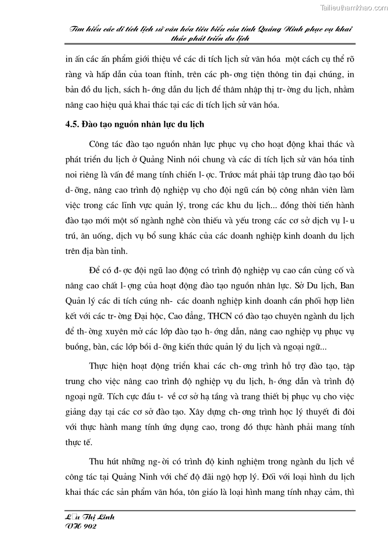 Khóa luận tốt nghiệp văn hóa du lịch Tìm hiểu các di tích lịch sử văn hóa tiêu biểu của tỉnh Quảng Ninh phục vụ khai thác phát triển du lịch - 13 Trang 97