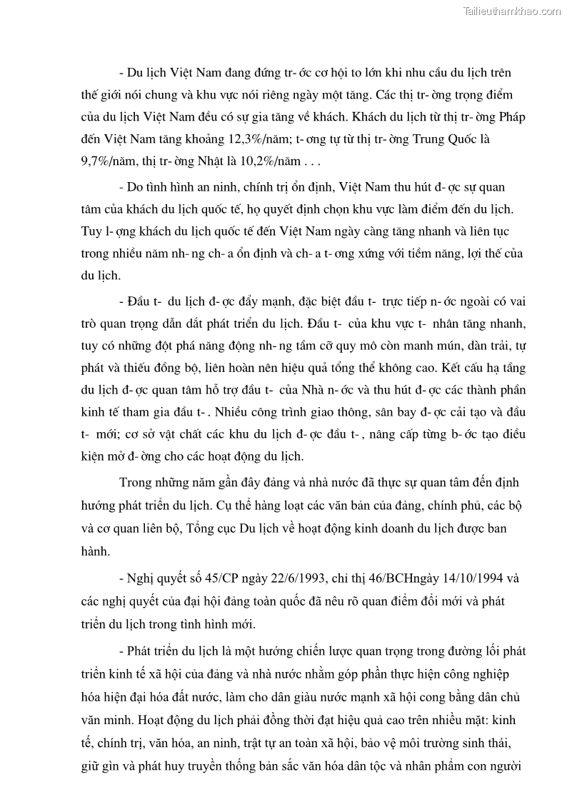 Khóa luận tốt nghiệp văn hóa du lịch Đề xuất một số giải pháp phát triển du lịch Hải Phòng giai đoạn 2011 – 2015 - 11 Trang 61